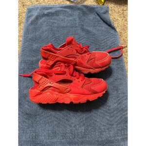 Nike Huarache Run (GS) University‎ Red Big Boy's Running Shoes 654275-600 Sz 4 Y